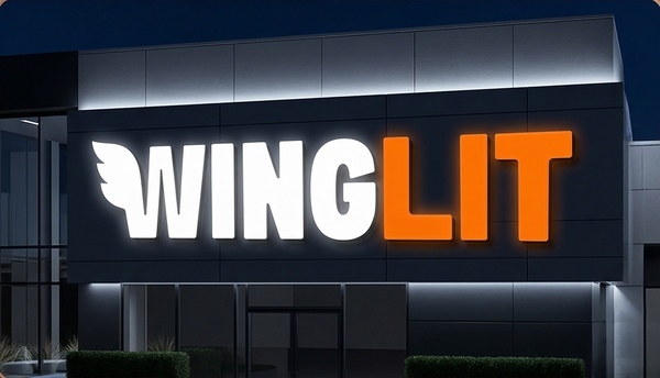 Acrylic Front-lit Sign